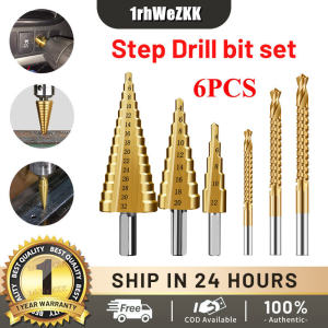 6Pcs Mata Bor Pagoda Untuk Baja Spiral Original HSS Steel Titanium Coated