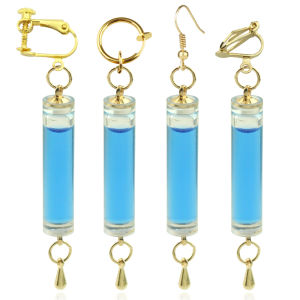 Genshin Impact Jewelry The Dottore Doctor Earrings Cosplay Drop Earrings for Women Men Ear Clip Costume Accessories Earring Gift