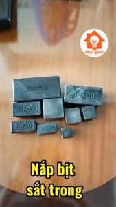 Combo 10 Đầu bịt sắt hộp bên trong chất liệu nhựa nút bịt đầu ống nắp chụp nhiều size