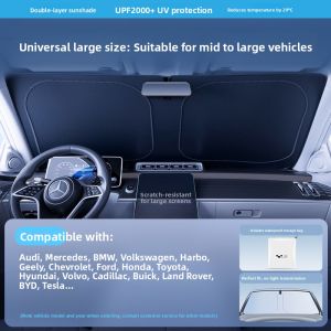 HELLOLEIBOO | Sun Protection and Heat Insulation Car Front Windshield Shade