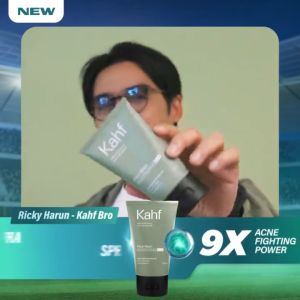 Kahf Acne & Pore Cleanse Scrub Face Wash 100ML - Sabun Perawatan Wajah Pria