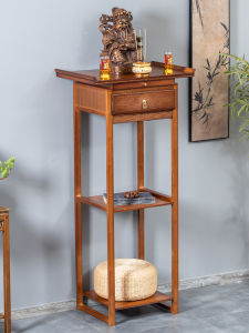 New Chinese Style Altar Table Incense Altar Home Use Buddha Offering Table Stand Cabinet Guan Gong Bodhisattva Wealth God Cabinet