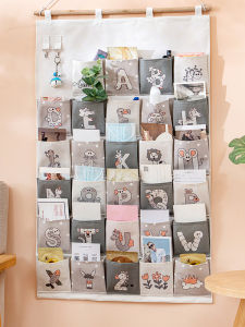 YOUDNIUWO | INS Style Early Learning Multi-Pocket Hanging Storage Bag