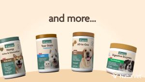 NaturVet All-in-One Dog Supplement for Joint Support Digestion Skin Coat Care Dog Multivitamins Omega-3 6 9 Wheat-Free USA