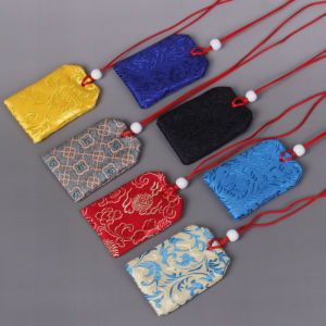 Red Empty Bag Silk Pouch Chinese Pouch Small Cloth Bag Halterneck Lucky Bag Chinese Pouch Dustproof Bag Baby Fetal Hair Bag 4*6