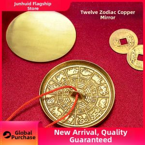JUNHUIDA | Wedding Celebration Copper Mirror Round Shape