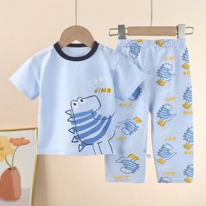 LightShine 3M-6Y Korean Terno Tshirts Pajama For Kids And Baby Shortsleeves Pants Cotton Blend High Quality