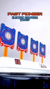 Fast Pioneer Electric Shooting Target Score Board / Electric Target Shooting Board / Papan Peluru Mainan Anak