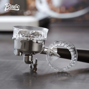 BINCOO Coffee Powder Catcher Coffee Machine Anti-flying Powder Italian Handle Cloth Powder Ring Coffee Utensils