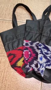 Tas Serut Tenun Goodie Bag Toples Kue