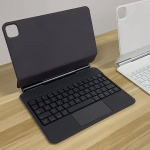 AJIUYU | Smart Pogo Pin Direct Connection Keyboard for iPad Pro 12.9 3rd 4th 5th 6th Gen Tablet Air 13 Inch M4 M3 M2 Magic Keyboard Case