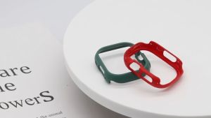 CNAGAIN For Apple Watch Ultra 49mm Case Hard PC Protective Cover Hollow Frame Bumper for smart watch Series ultra 49mm