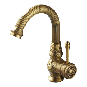 JUNSHEN | Retro European Style Antique Bronze Solid Copper Faucet