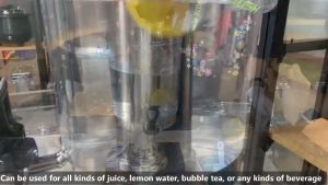 Dispenser Jus Tower Catering Hotel Water Bucket Transparant Termos Air Milk Tea Drink Jar Stainless