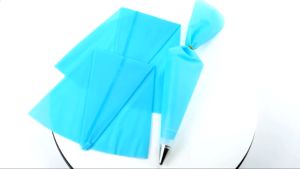 Silicone Pastry Bag Single Piping Bag 1Piece Reusable Pastry Bag for Icing and Baking Cookie Cake Decorating Tool