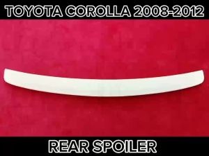 TOYOTA COROLLA 2008-2012 REAR TRUNK SPOILER MATERIAL ABS SKIRT LIP BODYKIT