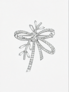 HEFANG Jewelry | Delicate Snow-themed Brooch