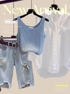 YNY | Summer New Long Sleeve Stylish Denim Shirt Women