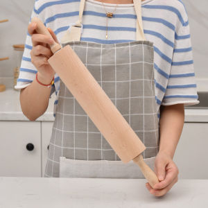 Large Size Pastry Rolling Pin Home Use Dumpling Skin Roller Baking Kitchen Tool Dough Smoother Manual Flour Rolling Pin