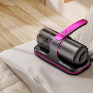 Wireless Handheld UV Sterilizer Dust Mite Eliminator 2-in-1 Ultrasonic Wave Suction Bedding Vacuum Cleaner Portable Sanitizer