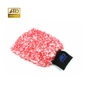 AN-RIDDLE | Durable Wool Car Wash Mitts For Gentle Cleaning