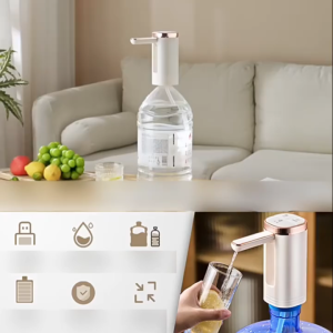 GIANXI Pompa Air Galon Pompa Air Minum Tahan Lama yang Dapat Dilepas dan Dilipat-Usb Charger
