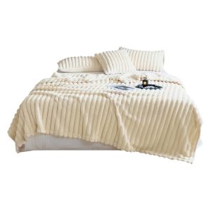KAMONI | Thick Rabbit Fur Blanket for Office Nap and Sofa Cover