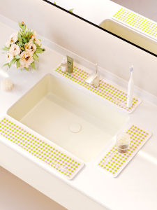 Nisi Kitchen Faucet Water Absorbent Pad Splash Proof Sink Drain Mat Cuttable Narrow Edge Hand Washing Drain Pad Home Use