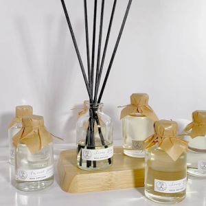 Elegant Scented Reed Diffuser 50ml - Natural Air Freshener with Vanilla Almond/Miriot Hotel/Sunny Bliss Scents Scented Sticks Home Fragrance