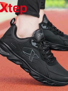 XTEP | Waterproof Light Casual Black Mens Running Shoes