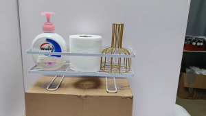 BATHI Rak Alumunium Penyimpanan Hemat Tempat Di atas WC Toilet Duduk Kamar Mandi Anti Karat Tahan Lama Slyz25