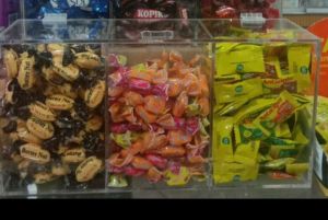 Tempat Permen Kotak 2 Tingkat isi 6 kotak