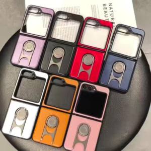 360 ° Vỏ Bảo Vệ Điện Thoại Từ Tính Xoay Được Trên Ô Tô Cho Samsung Galaxy Z Flip 8/7/FE/6/5G Vỏ Bảo Vệ Tương Thích Magsafe