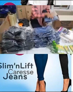 LADYSTYLE Slim N Lift Caresse Jeans Skinny Legging Classic As Seen TV With Boxr