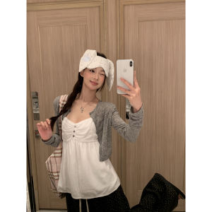Backless White Camisole Top