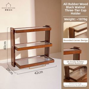 MODERN SWEETHOME | Real Wood Cup Organizer