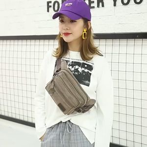 Túi Đeo Hông Đeo Chéo Vải Canvas Có Nhiều Ngăn Đựng Đồ Hàng Cao Cấp Siêu Bền Tiện Lợi