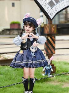 SHABAOSHI | Cosplay Judy Zootopia Costume Dress