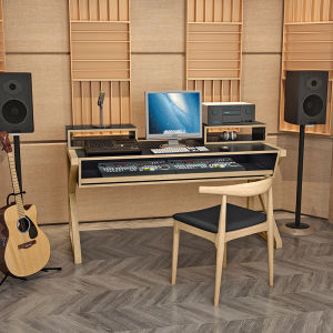 Solid Wood Piano Desk Recording Studio Workbench Music Composition Table Grand Piano Table Nordic Style Artistic Design