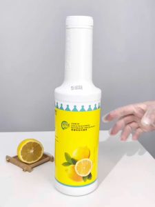 HYX Lemon Juice 1.2kg: A Healthy Beverage Syrup for Fruit Tea & Smoothie Fresh Drinks