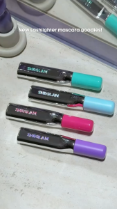 SHEGLAM Lashlighter Up Out Black Mascara Lasting Waterproof Lengthening Eyes Lashes Makeup Cosmetics Lift & Lengthen Tubing Tech Curl Lock Waterproof Eyes Mascara Makeup