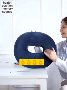 MMMพร้อมส่ง เบาะรองนั่ง หมอนโดนัท เบาะนั่ง เมมโมรี่โฟม บรรเทาริดสีดวง ออกแบบตามหลักสรีระการนั่ง หมอนรองนั่ง Seat Cushi