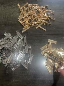 Bộ 5 Handmade Kim Loại Thẻ Nhãn Cho Túi Ví Quần Áo DIY May Hợp Kim Hình Chữ Nhật Túi Phần Cứng Phụ Kiện