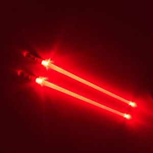 Monochrome/Colorful Lightsaber Chopsticks Outdoor Camping and Cooking Sushi Chopsticks Suitable for Night Parties and Gifts