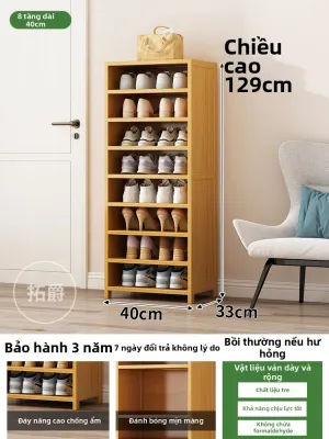 TUOJUE | Tủ Giày Gỗ Lưu Trữ Tiết Kiệm Không Gian