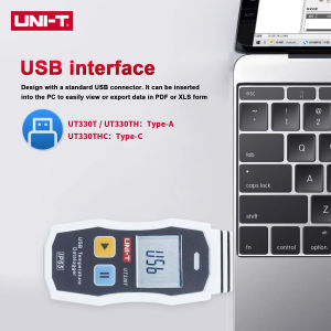 UNI-T USB Datalogger UT330A/B/C เครื่องบันทึกข้อมูลอุณหภูมิ 60,000 ช่องเสียบ USB และเป้าหมายสำหรับการโอนข้อมูลอัตโนมัติ