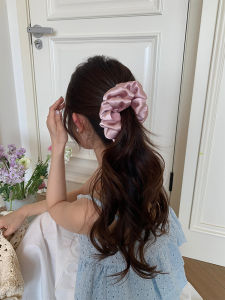 Kẹp Tóc Kiểu Hàn Quốc Satin Cloud Folded Bananas Clip Phụ Kiện Tóc Kiểu Pháp Mới Ra Mắt Kẹp Tóc Kẹp Ngang Tăng Khối Lượng Tóc