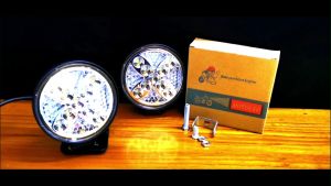 Lampu Tembak Sorot 9 mata 13 LED colour Pelangi Super Terang