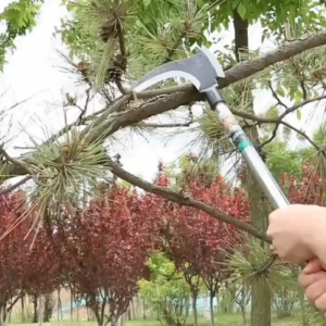 Ukuran besar Alat Sabit Kapak Ganda Baja/Sabit Ranting Pohon/ Sabit Rumput/ Padi Pembelah Bambu Pemangkas ganda kapak kayu rumput multifungsi Arit Rumput Baja Asli Sabit Kapak Ganda Alat Pemotong Ranting Pohon Alat Panen Padi Potong Rumput