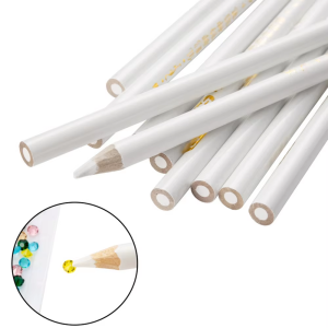 5/10Pcs Dot เจาะดินสอสีคริสตัล Pick Up ดินสอเล็บ Art Rhinestones หยิบเครื่องมือ DIY เสื้อผ้าลูกปัด Picker ดินสอเพชร